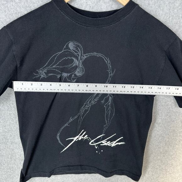 Vintage The Used Band Womens M Rare Black Rose Emo Screamo Metalcore Pop Punk - Picture 3 of 9